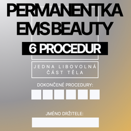 Permanentka na 6 procedur - Jedna část těla