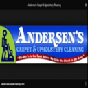 Andersen's Carpet & Upholstery Cleaning