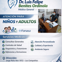 Dr. Luis Benites Ordinola Medicina General atención a niños y ad