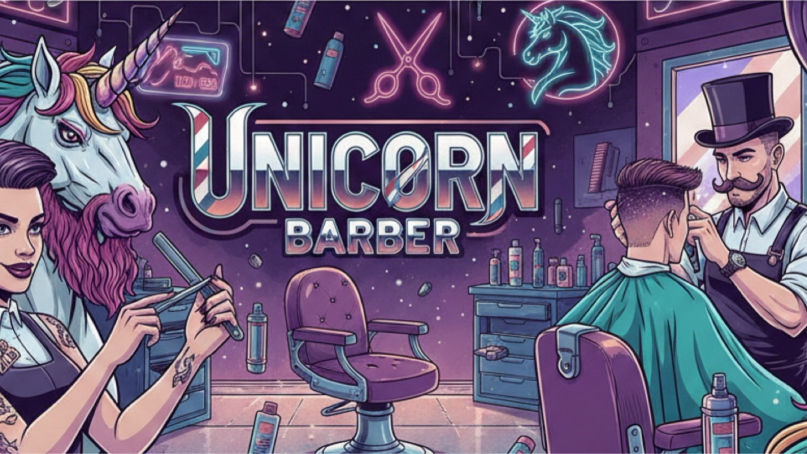 Unicorn Barber