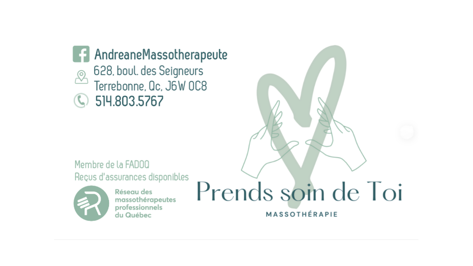 Prends soin de Toi - Massothérapie