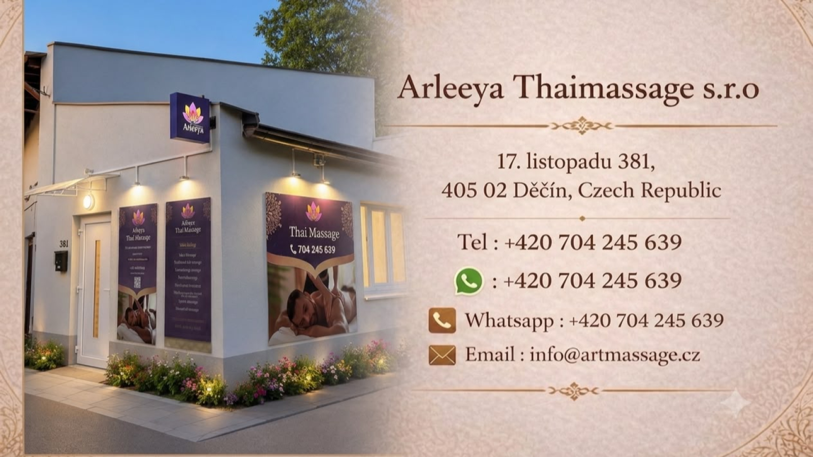 Arleeya Thajská masáž (Děčín)
