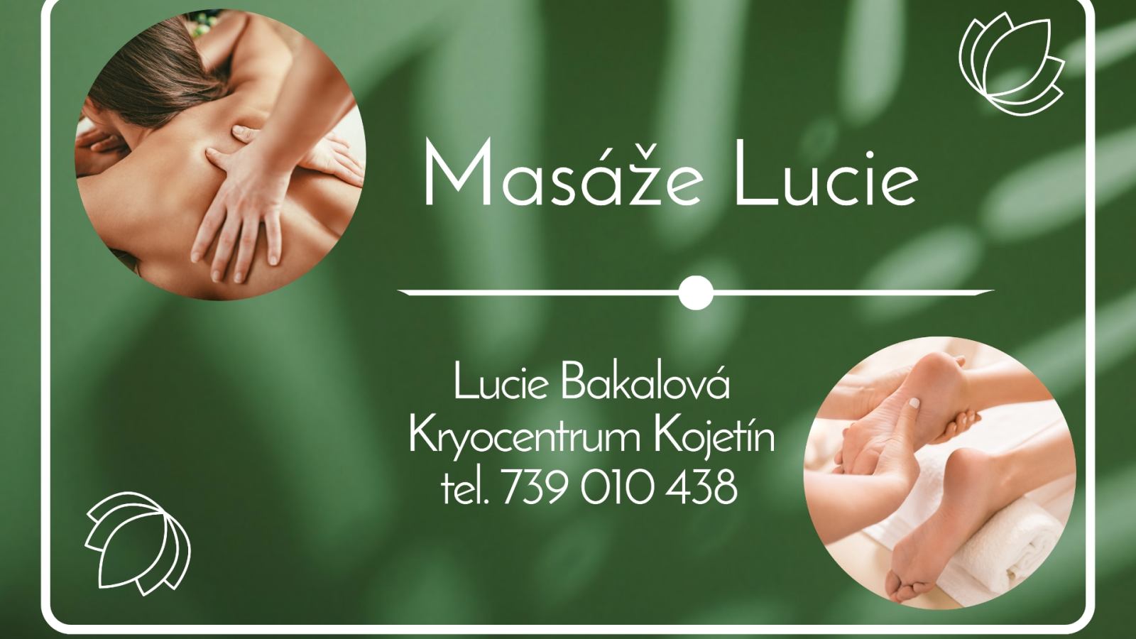 Lucie Bakalová*Masáže pro ženy