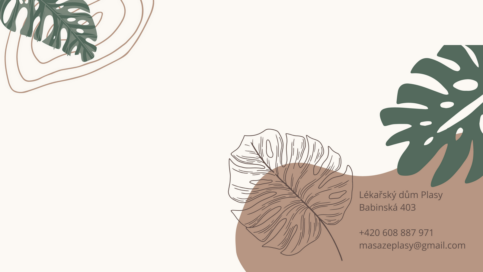 Masáže Lékařský dům Plasy