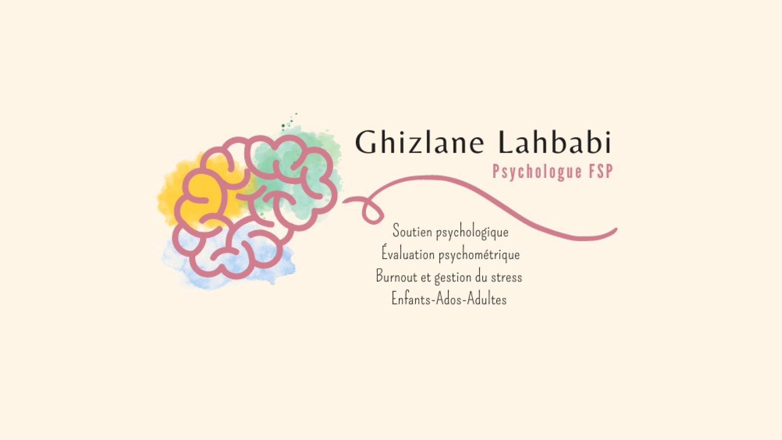 Ghizlane Lahbabi Psychologue FSP
