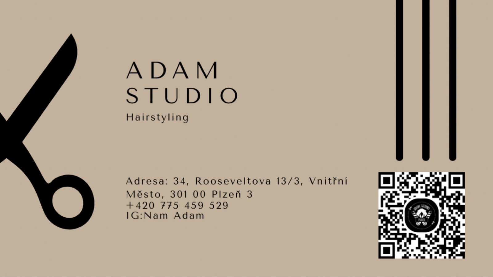 Adam Studio | Barber | Cornrows & Braids Plzeň