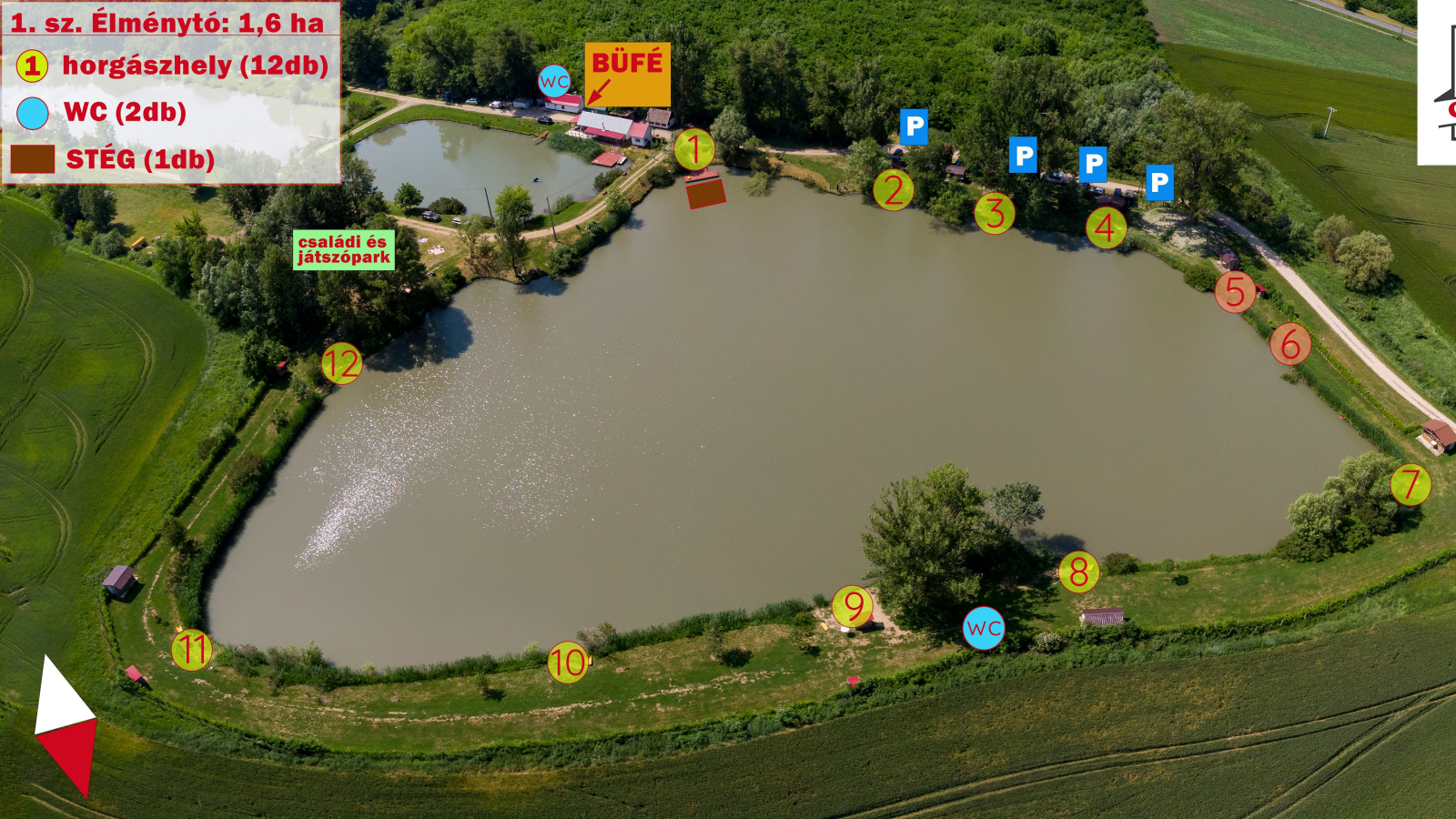 Gyékényes Horgásztó és Pihenőpark Komádi