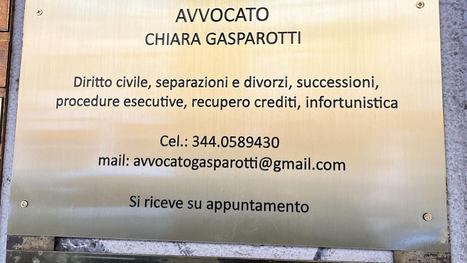Avv. Chiara Gasparotti