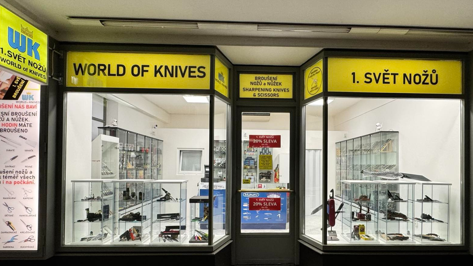 1. SVĚT NOŽŮ – BROUŠENÍ NOŽŮ A NŮŽEK NA VÁCLAVÁKU