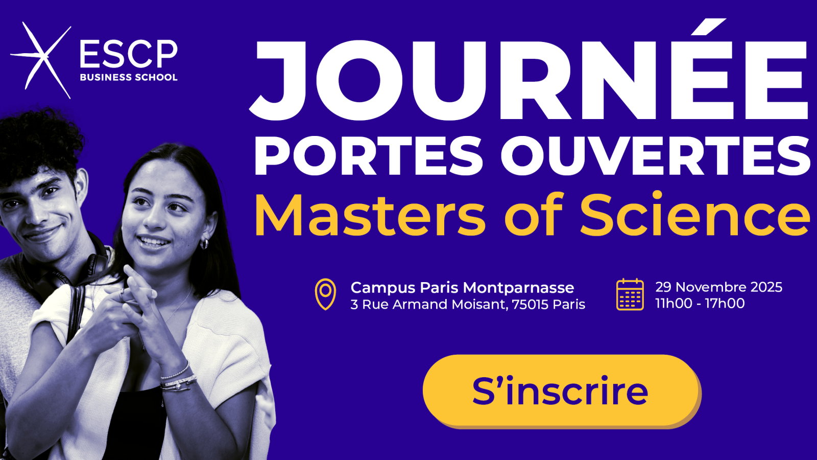 JPO Masters of Science ESCP Business School - Rdv individuels