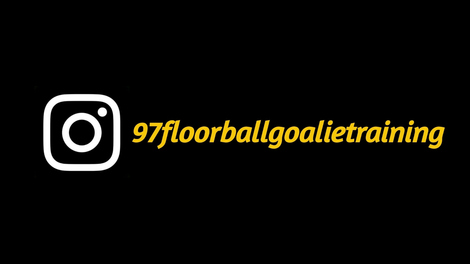 97 Floorball Goalie Training