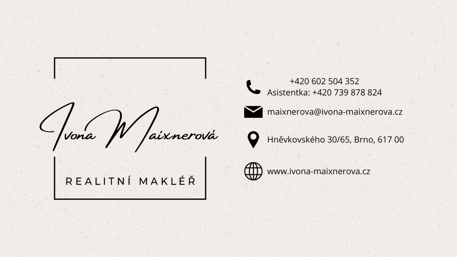 Ivona Maixnerová - Realitní makléř s úsměvem