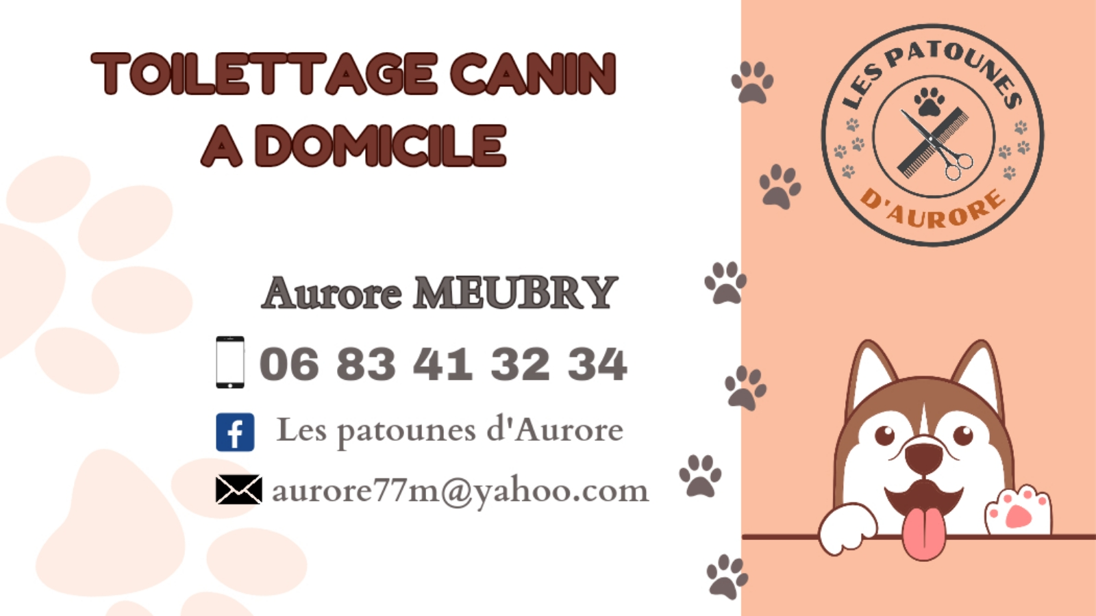 Les patounes d'Aurore toilettage canin à domicile