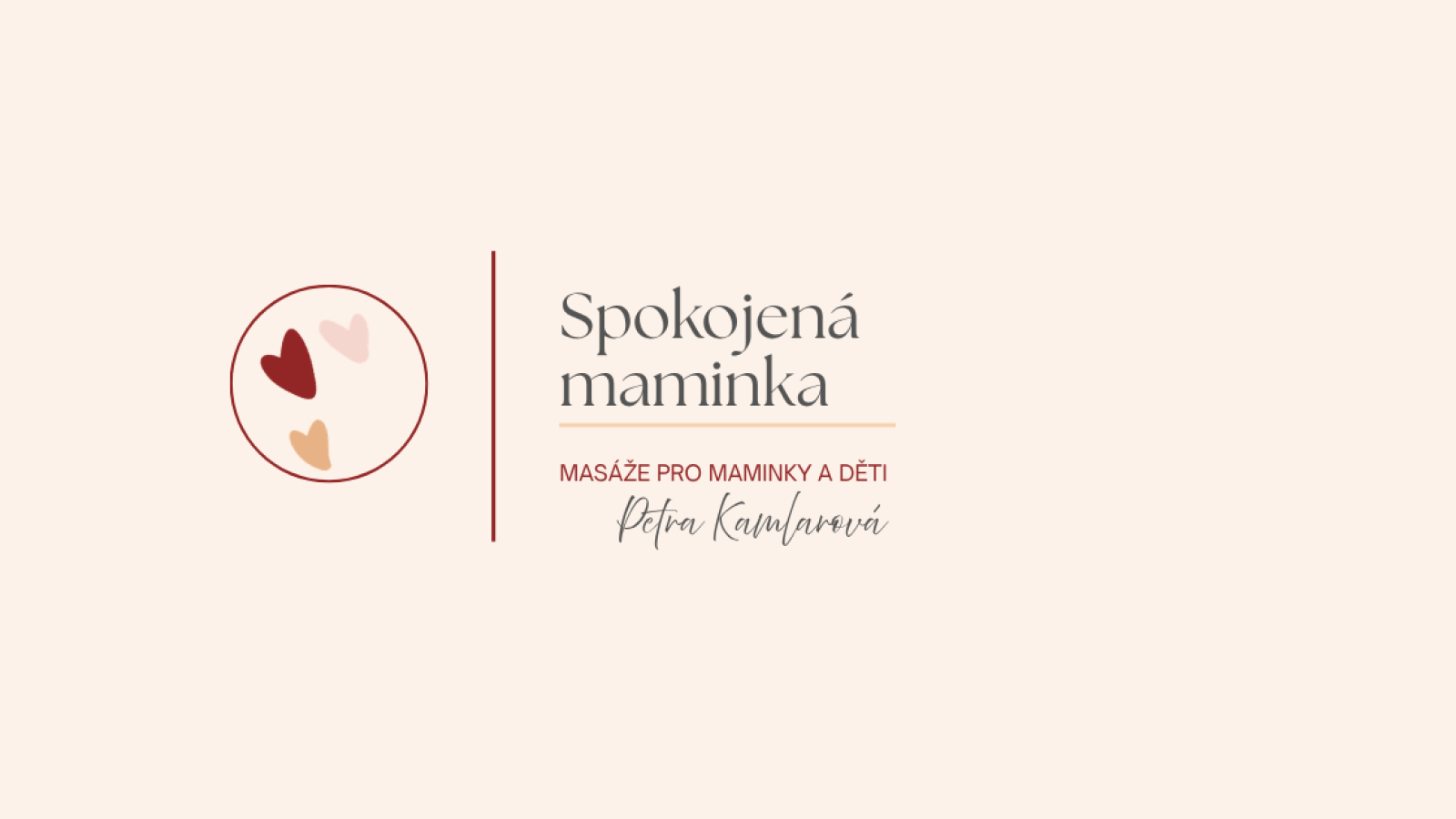 Masáže pro maminky a děti – Spokojená maminka