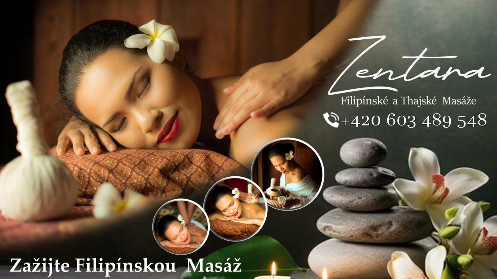 Zentara Filipínské a Thajské Masáže
