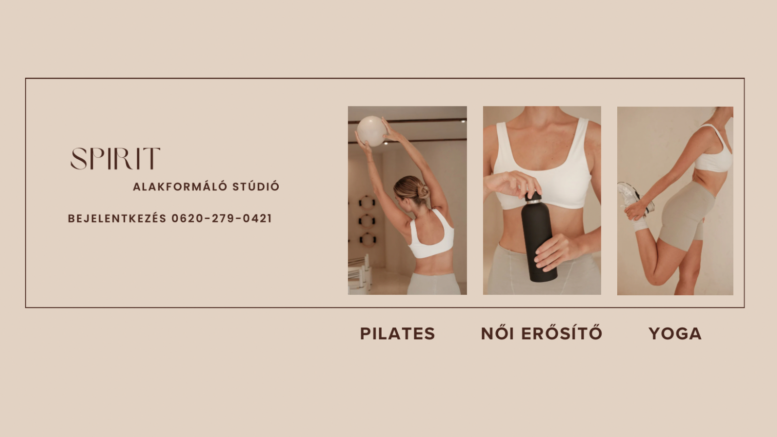 Spirit Alakformáló Stúdió - PILATES & YOGA & NŐI ERŐSÍTŐ