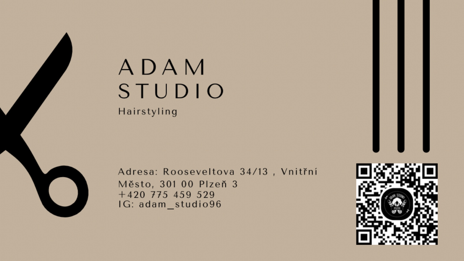 Adam Studio | Barber | Cornrows & Braids Plzeň