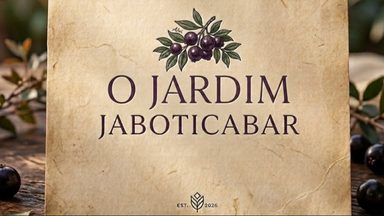 O JARDIM JABOTICABAR