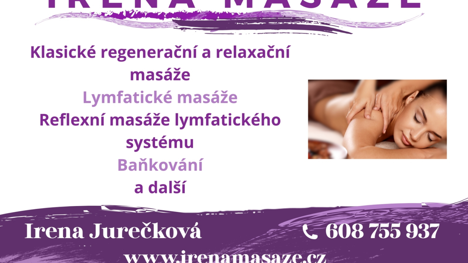Irena masáže