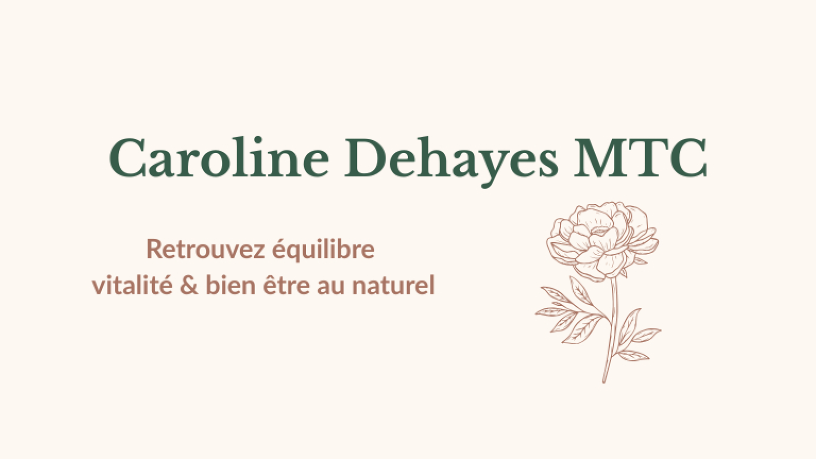 Caroline Dehayes Médecine Traditionnelle Chinoise