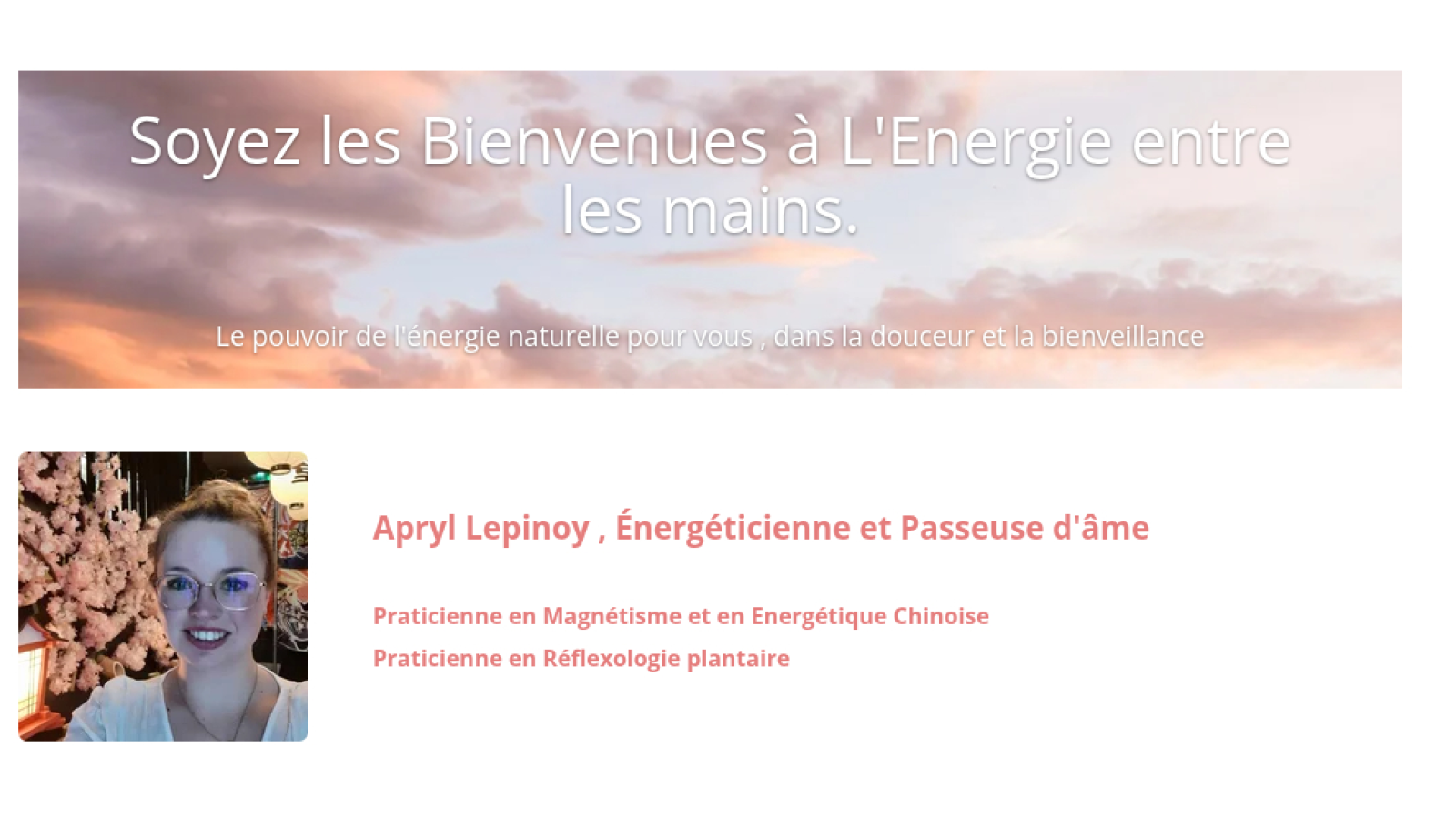 L'Energie entre les mains