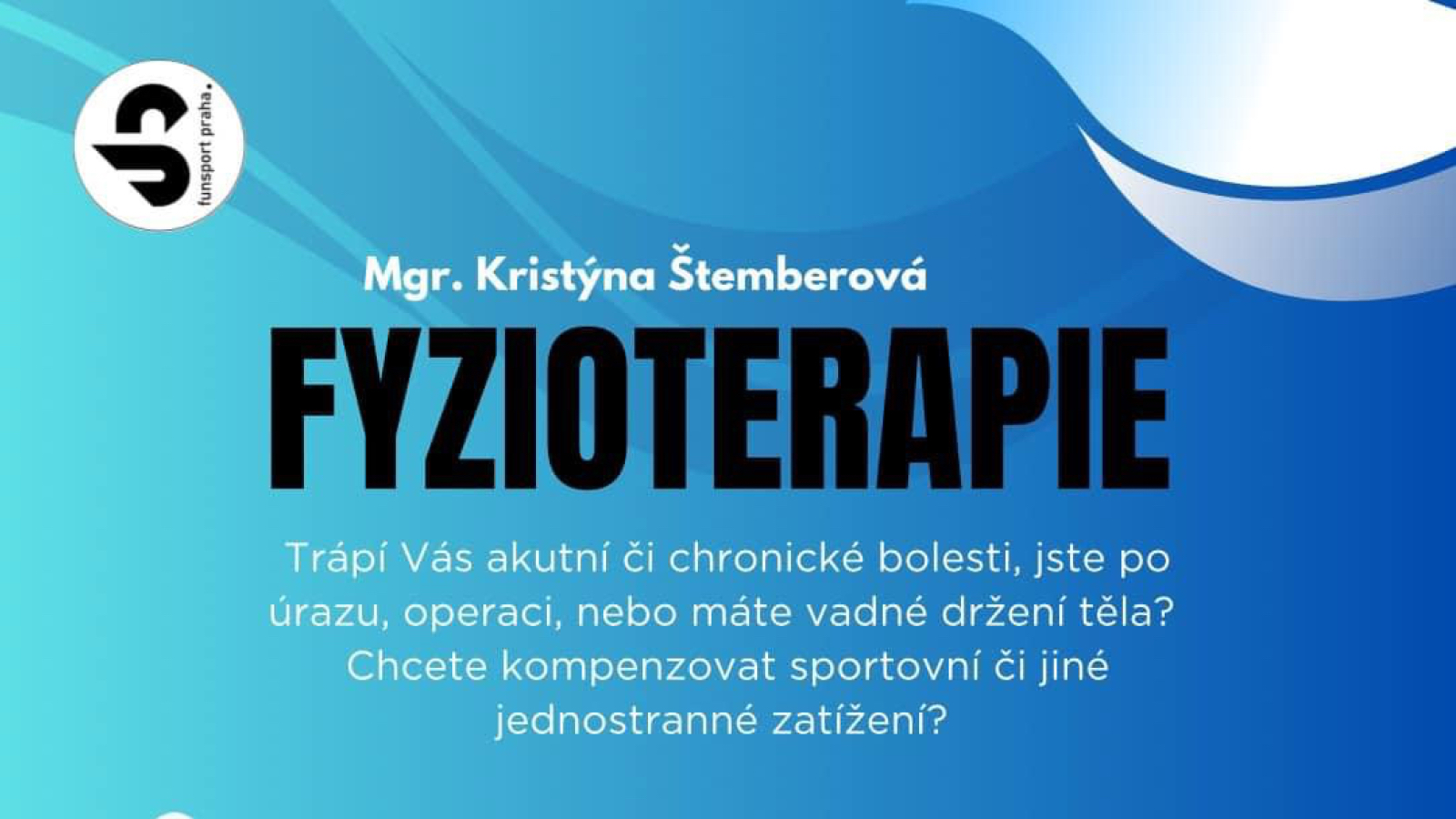 Fyzioterapie - Mgr. Kristýna Štemberová