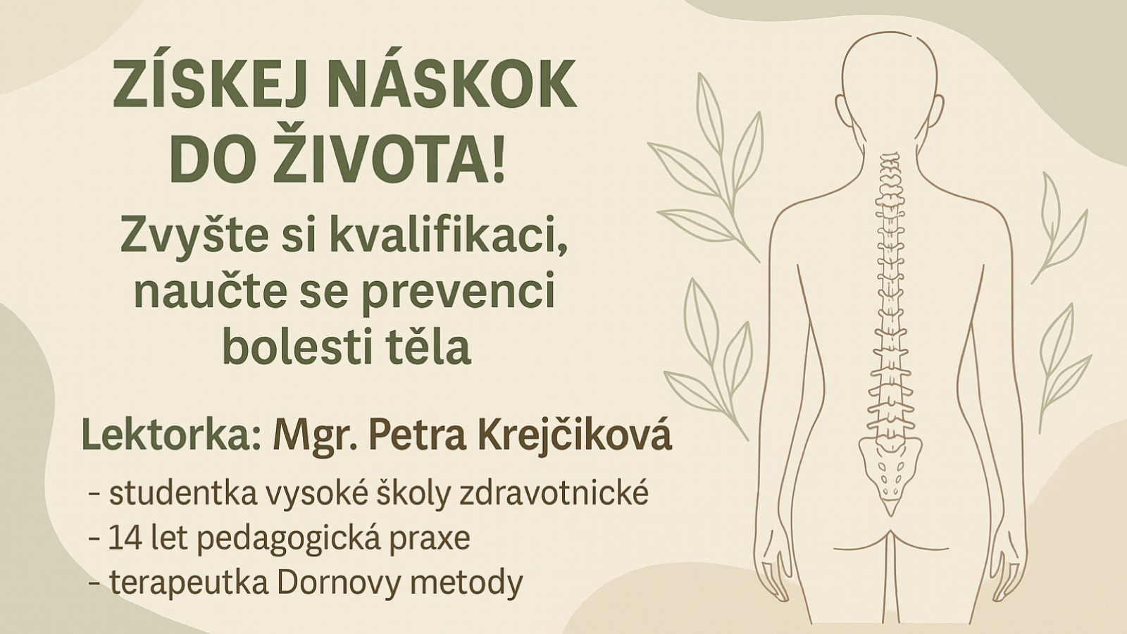 Mgr. Petra Krejčíková Kurzy, školení