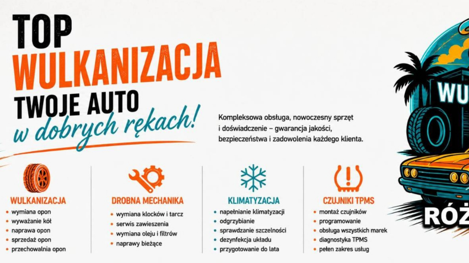 TOP Wulkanizacja / auto serwis/ klimatyzacja