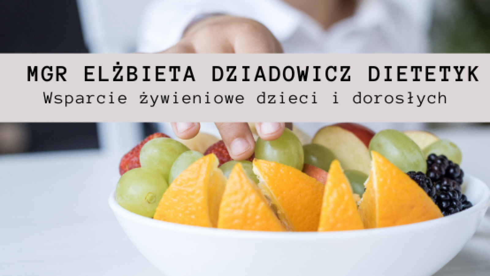 mgr Elżbieta Dziadowicz Dietetyk