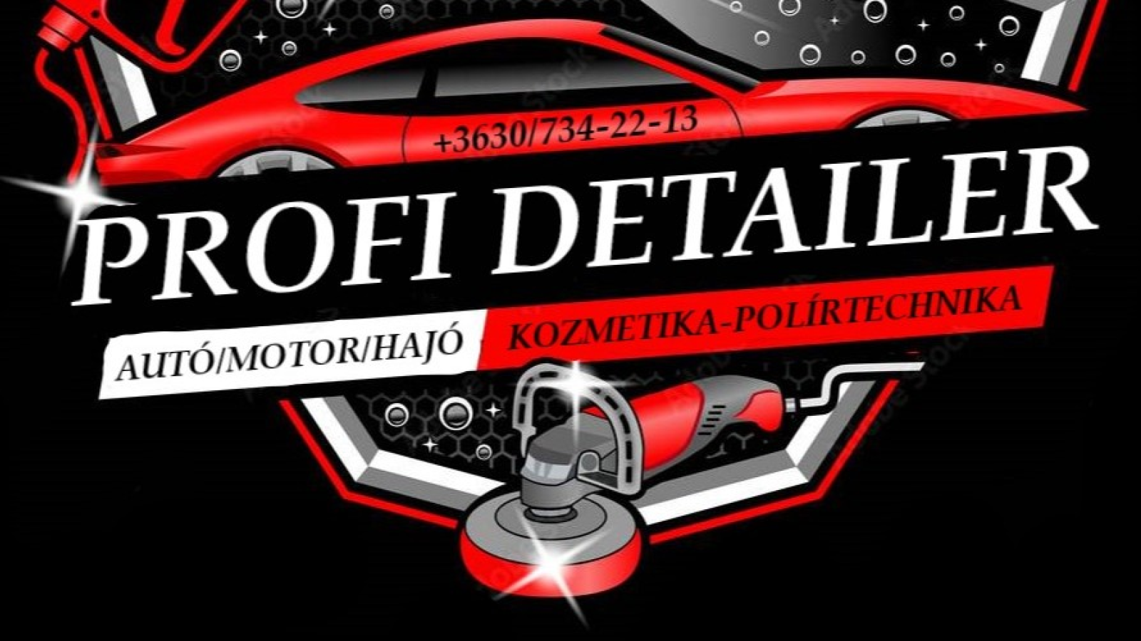 PROFI DETAILER AUTÓ-MOTOR-HAJÓ POLÍRTECHNIKA-KOZMETIKA