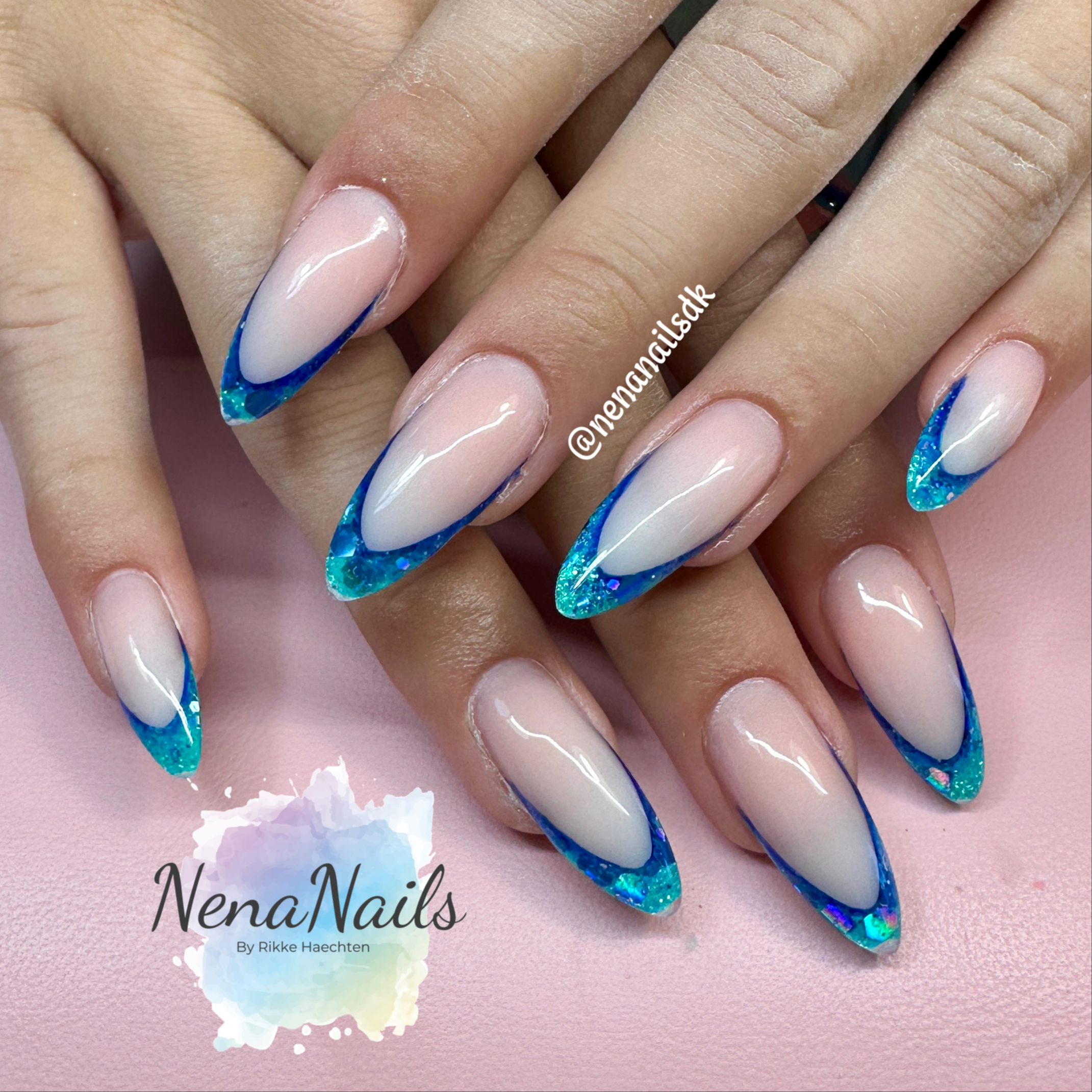 Förlängning - 3D Franska/uppbyggda franska