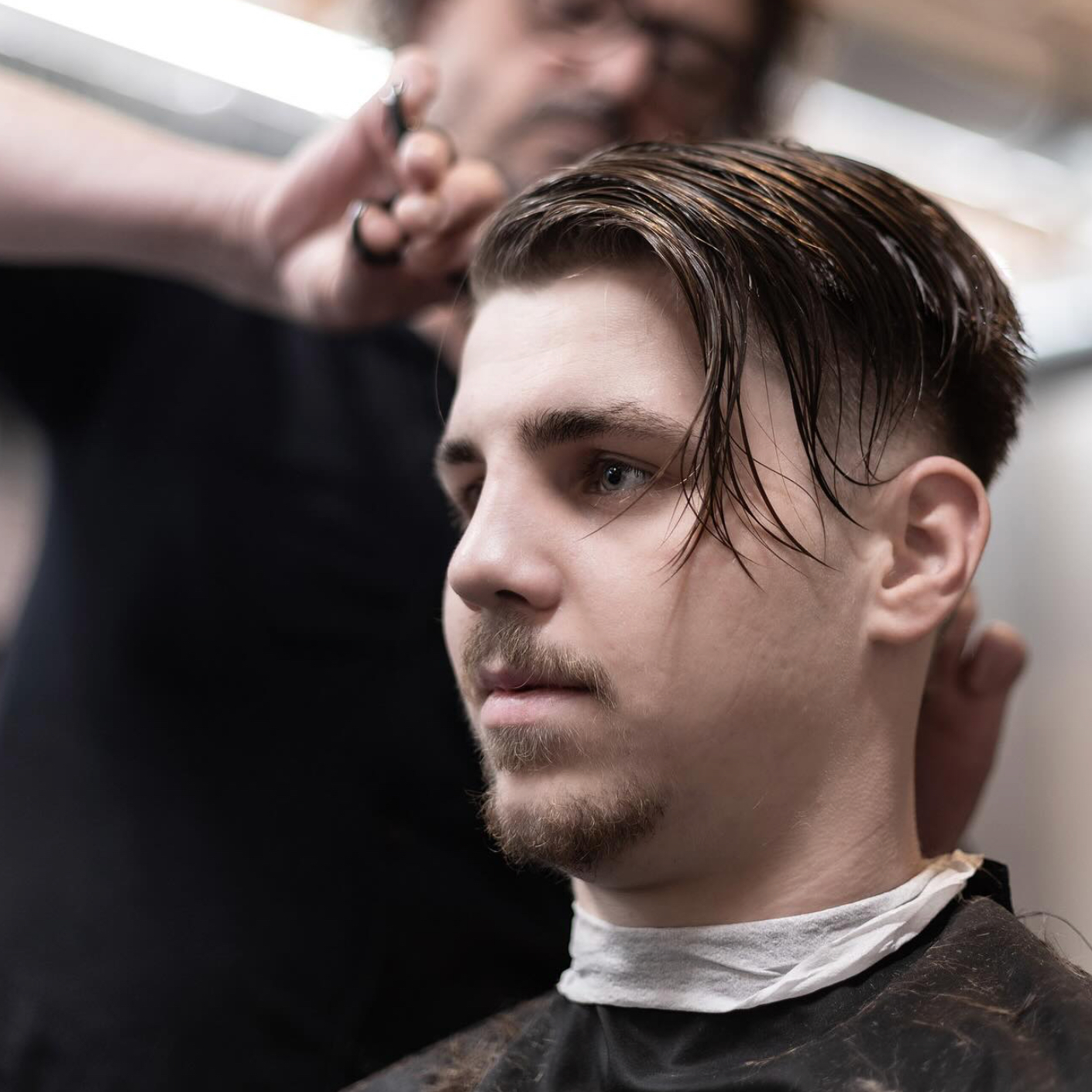 Pánský střih. Male haircut