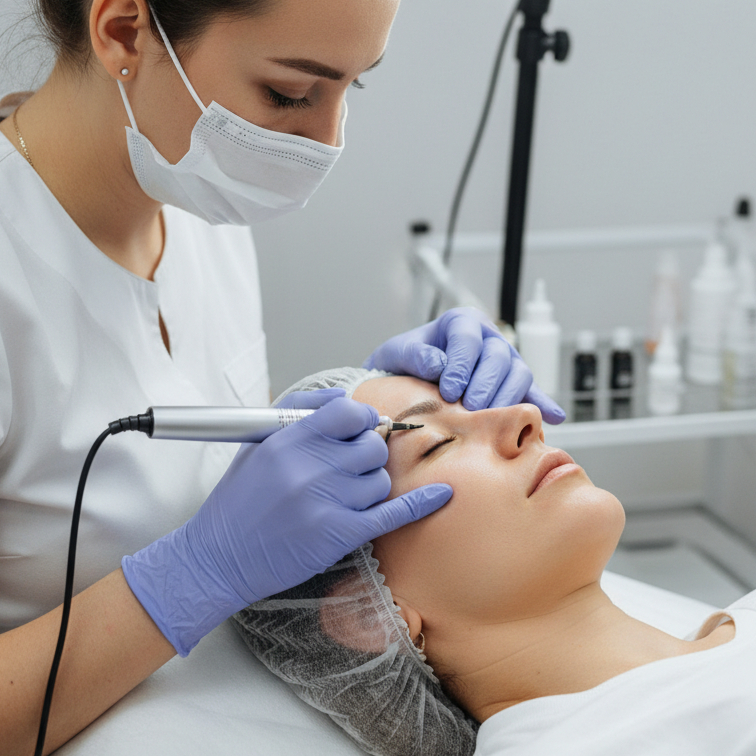 Permanentní make-up očních linek