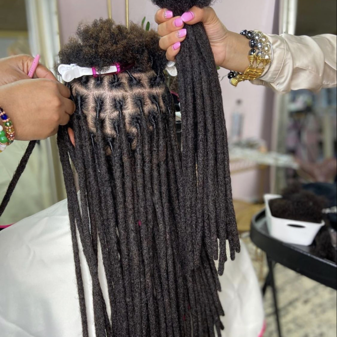 Pose d’extension de locks