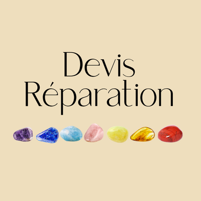 Devis pour réparation de bijoux et SAV