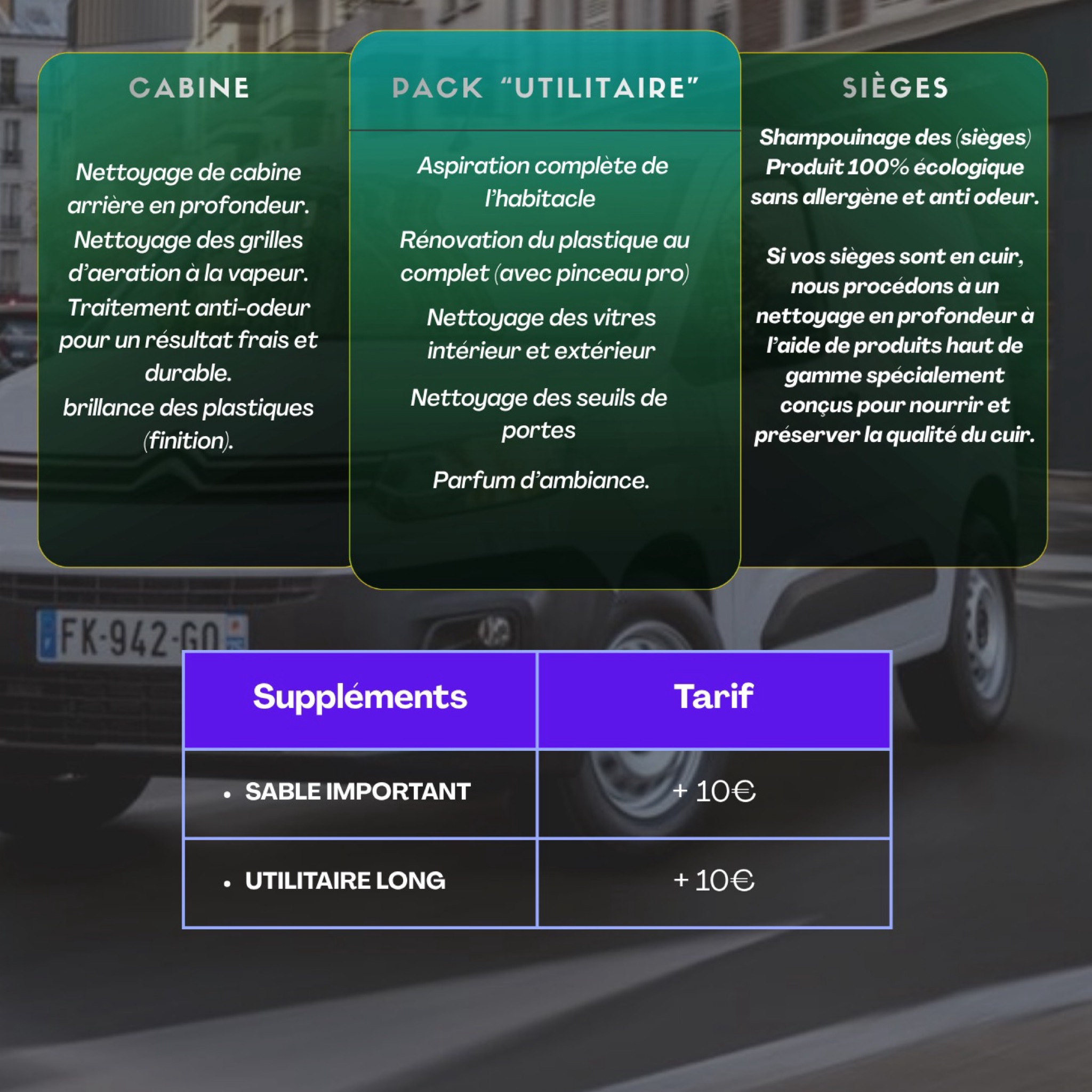 Véhicule utilitaire | « UTILITAIRE »