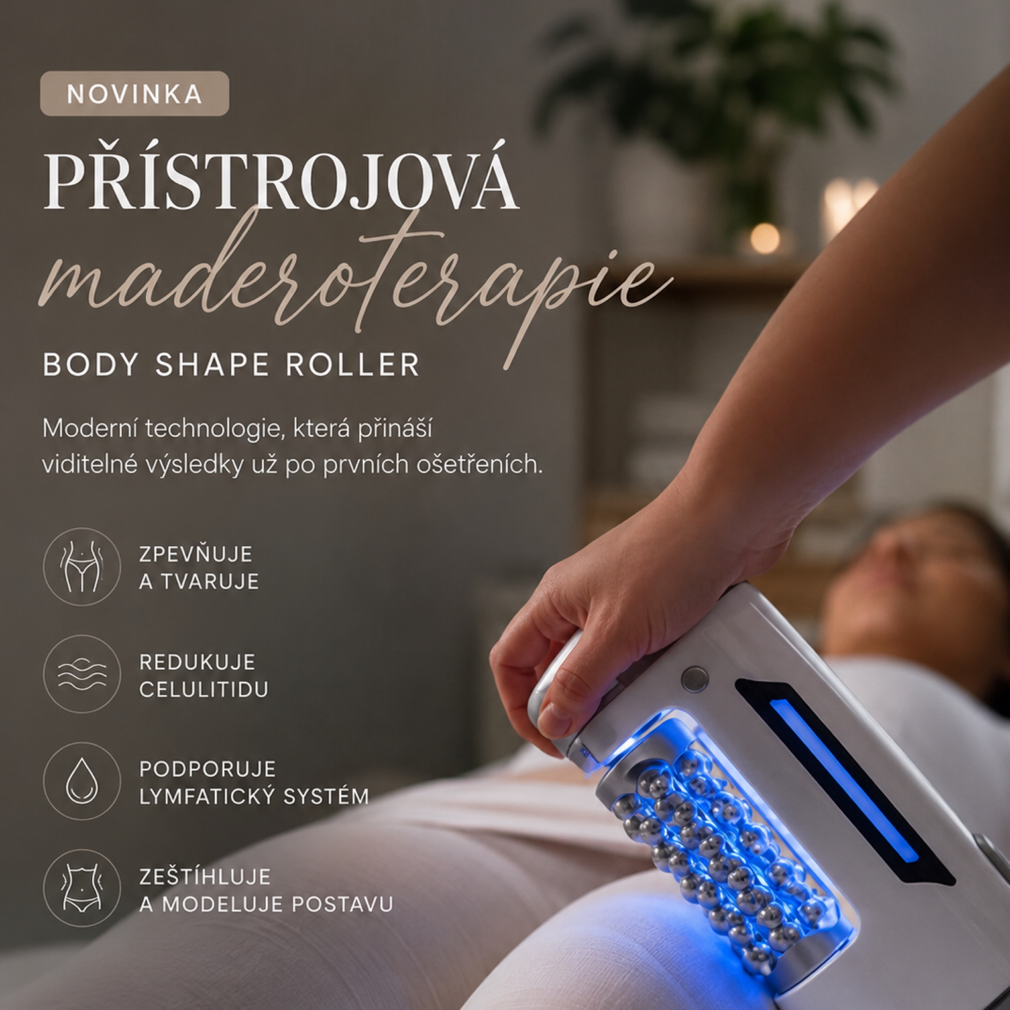 Přístrojová maderoterapie 60 minut