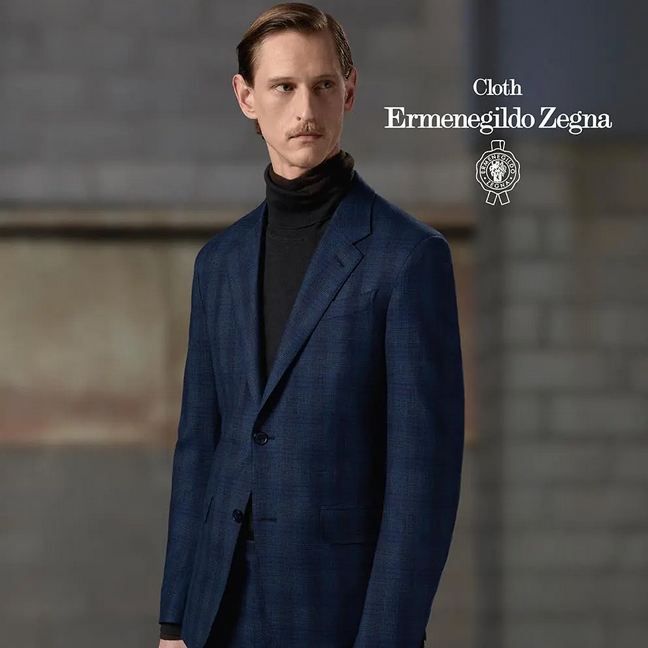 Ručně šitý oblek Ermenegildo Zegna