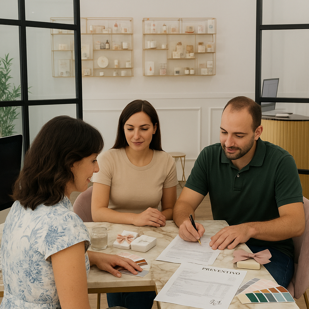 Conferma Preventivo Wedding in sede