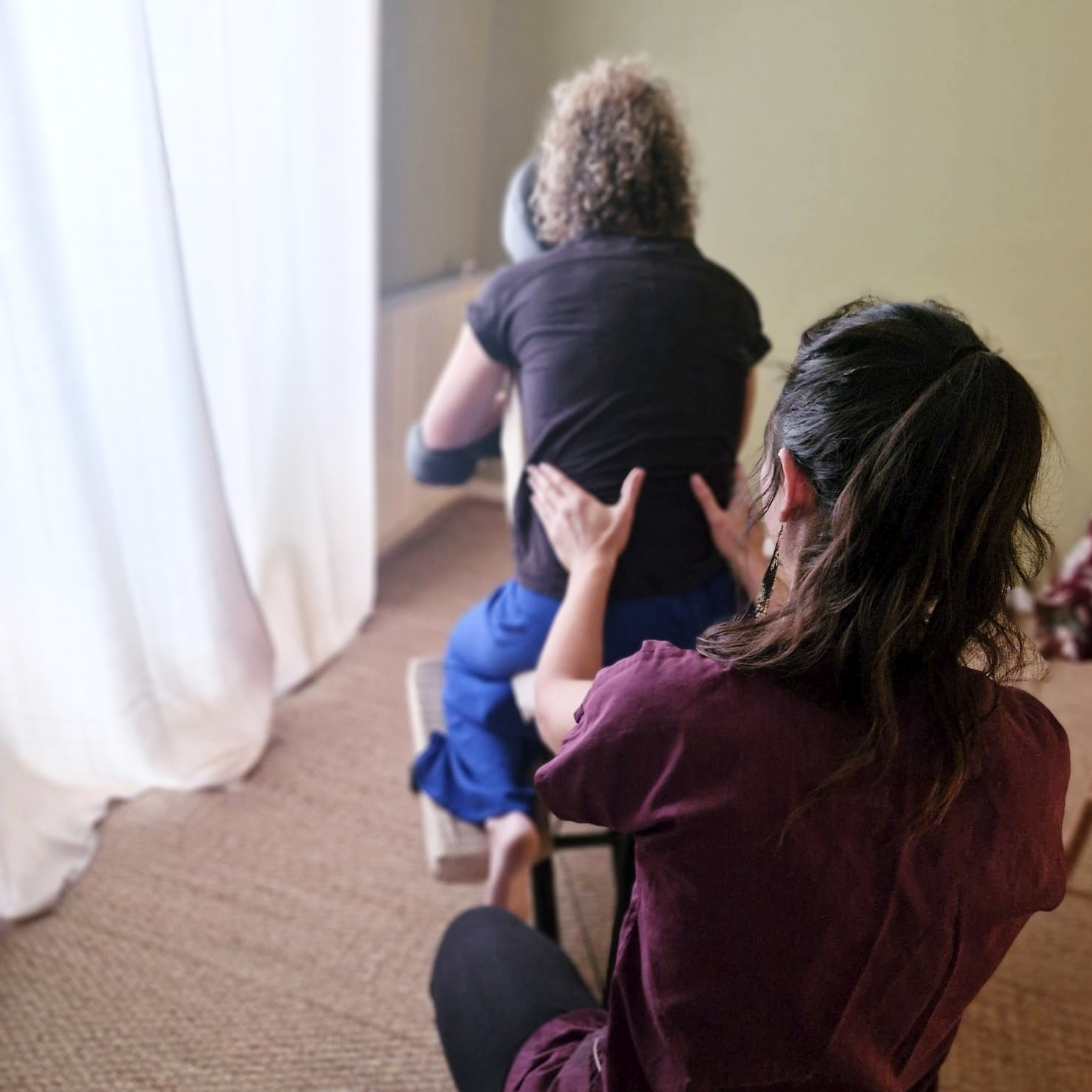 Massage sur chaise, habillé, 20min