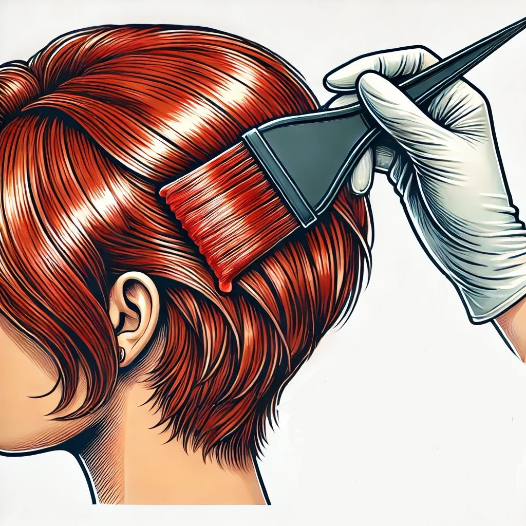 Barvení vlasů (krátké) / Hair colouring (short)