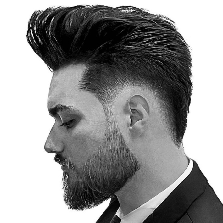 Dlouhé vlasy a vousy