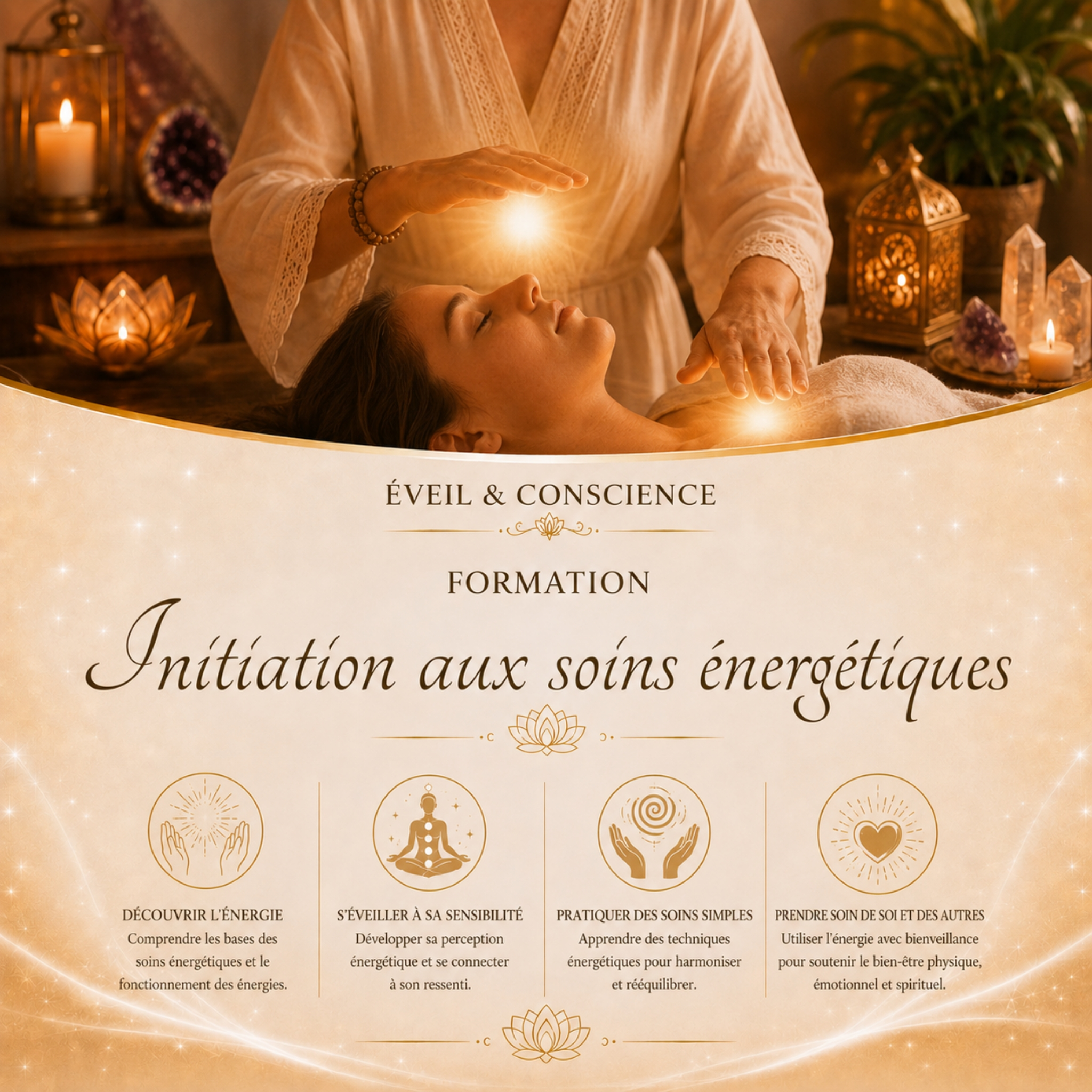 Formation privée : Initiation aux soins énergétiques