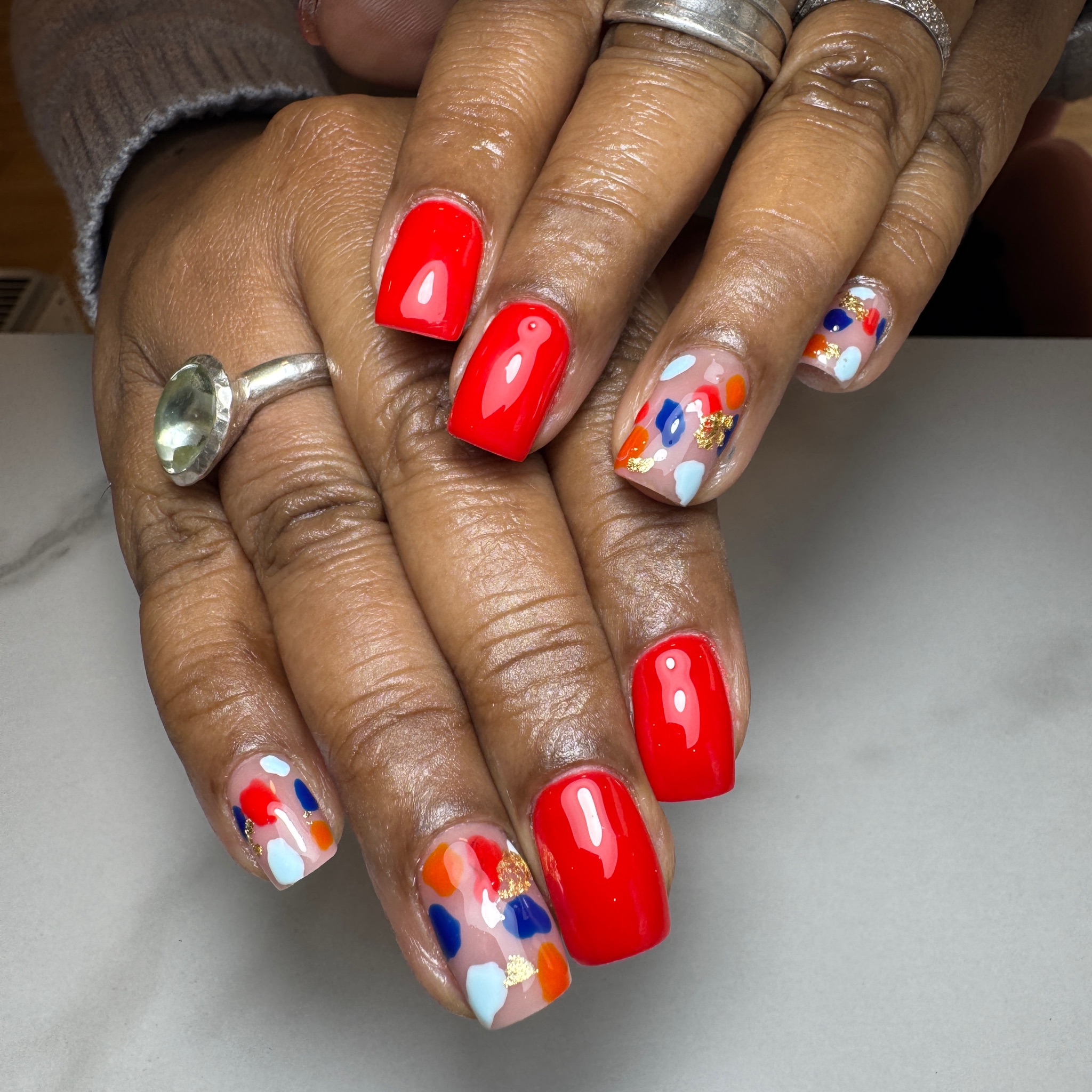 Manucure + vernis semi permanent +French/NailArt/bbyboomer