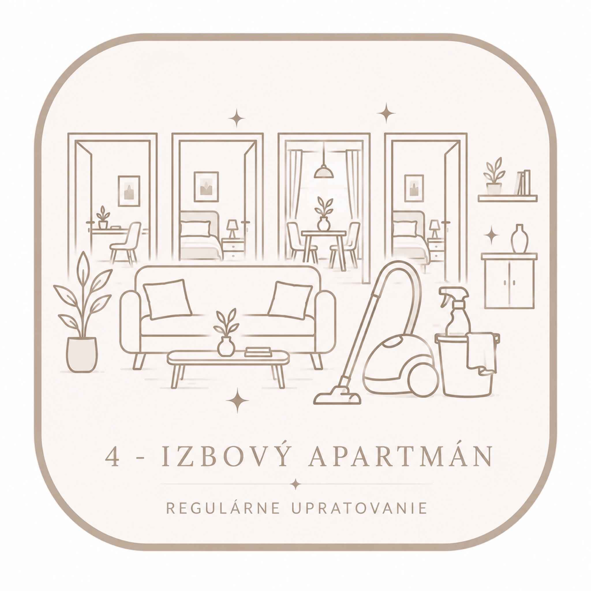 4 - izbový APARTMÁN