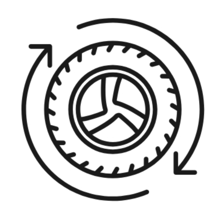 Výměna kol bez vyvážení 17" - 21", SUV nebo VAN