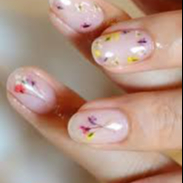 Retouche pose sur ongles courts & décos