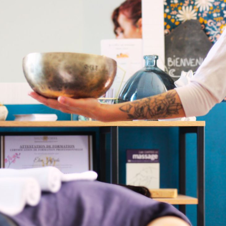 Massages aux bols tibétains 1h
