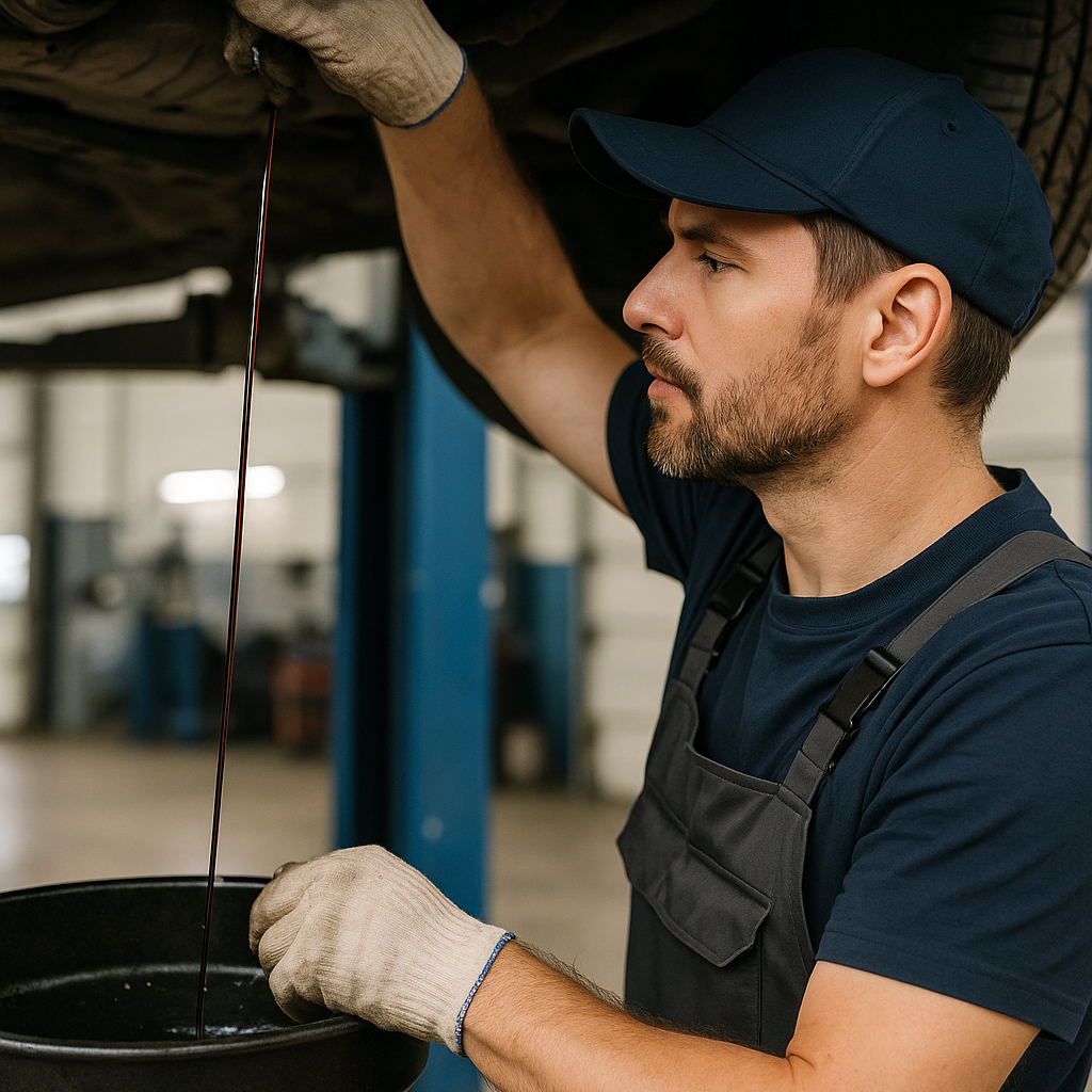 VÝMĚNA OLEJE S OLEJOVÝM FILTREM