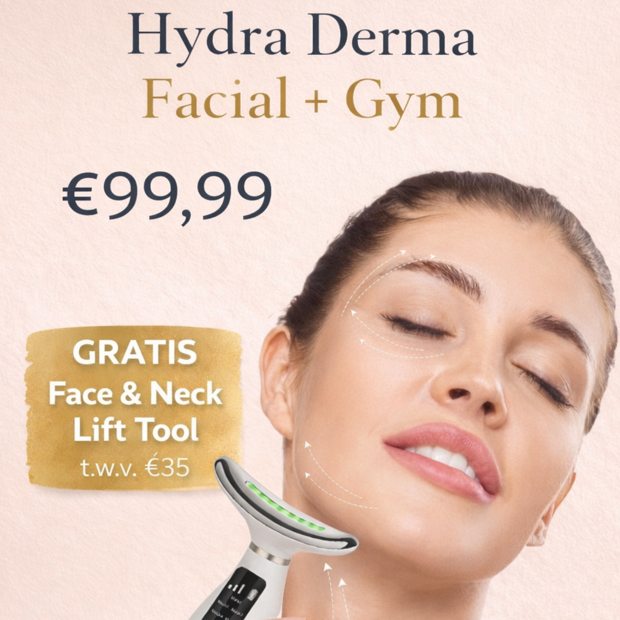 PROMO - HYDRA DERMA+ GYM + GRATIS TOOL